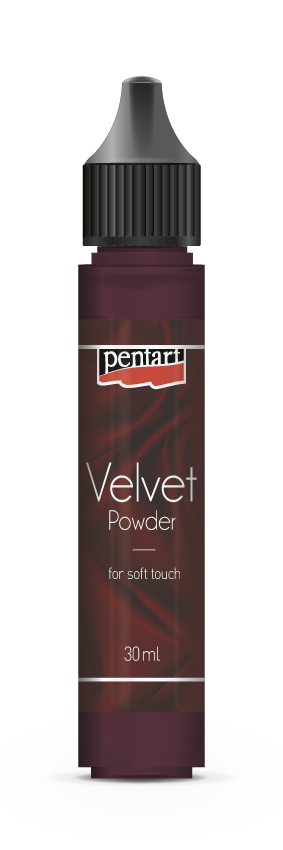 Pentart Velvet Powder - Garnet Red 6g