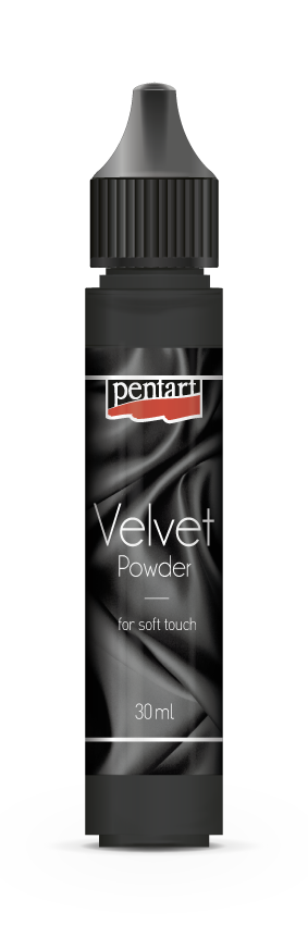 Pentart Velvet Powder - Black 4g