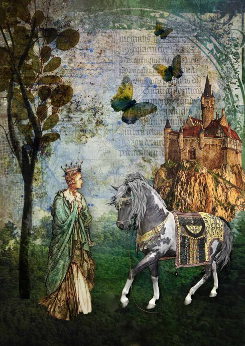 Decoupage Queen Rice Paper STORY BOOK