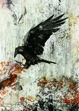 Andy Skinner Rice Paper QUOTH THE RAVEN
