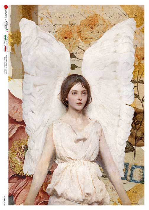 Paper Designs Decoupage Rice Paper Angel