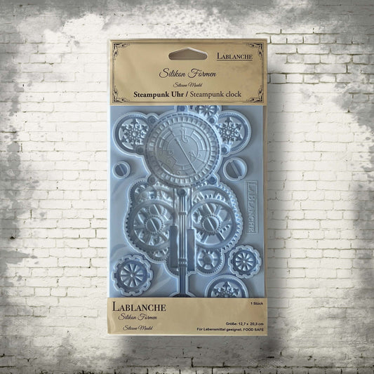 La Blanche Steampunk Clock Silicone Mould Limited Edition